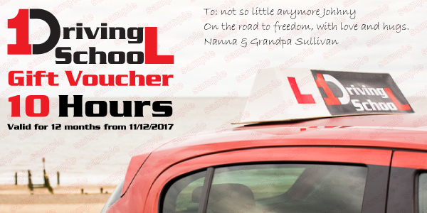 1 Driving School - Gift Voucher